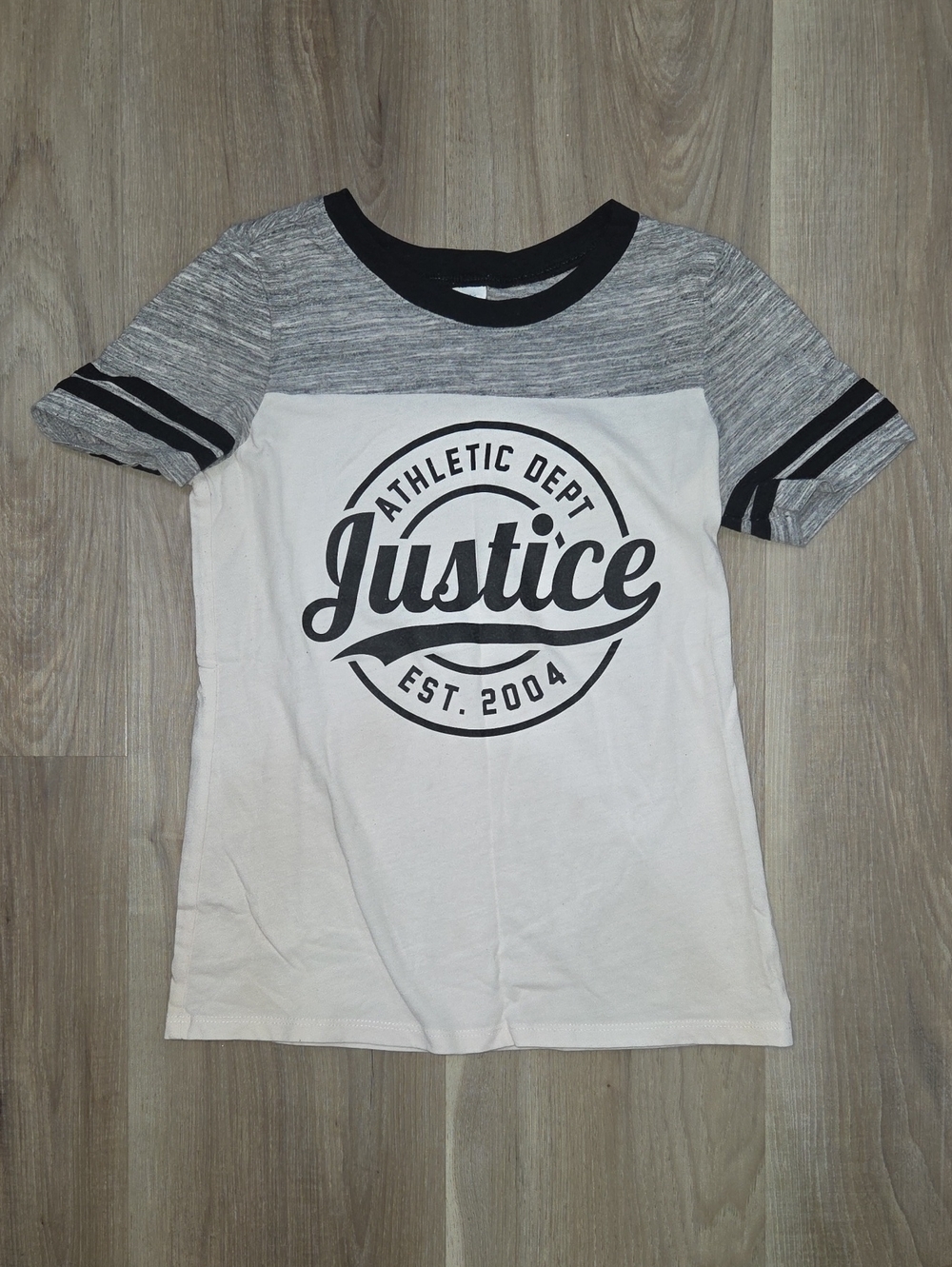 •Justice• Little Girls Short Sleeve Sporty Tee